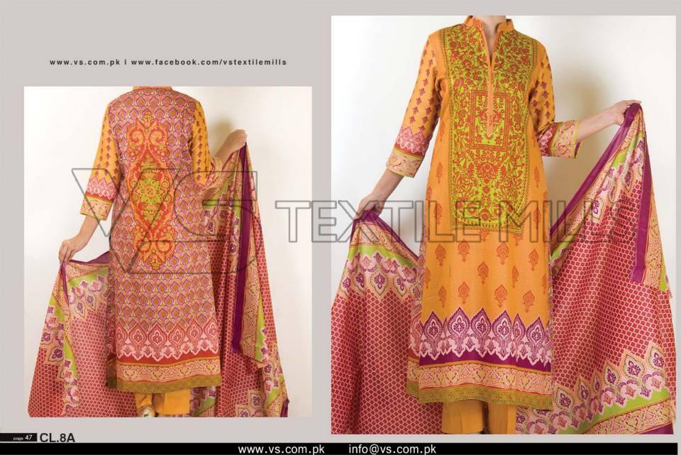 VS Textile Mills Vadiwala Classic Lawn Embroidered Chiffon Collection 2015-2016 (29)