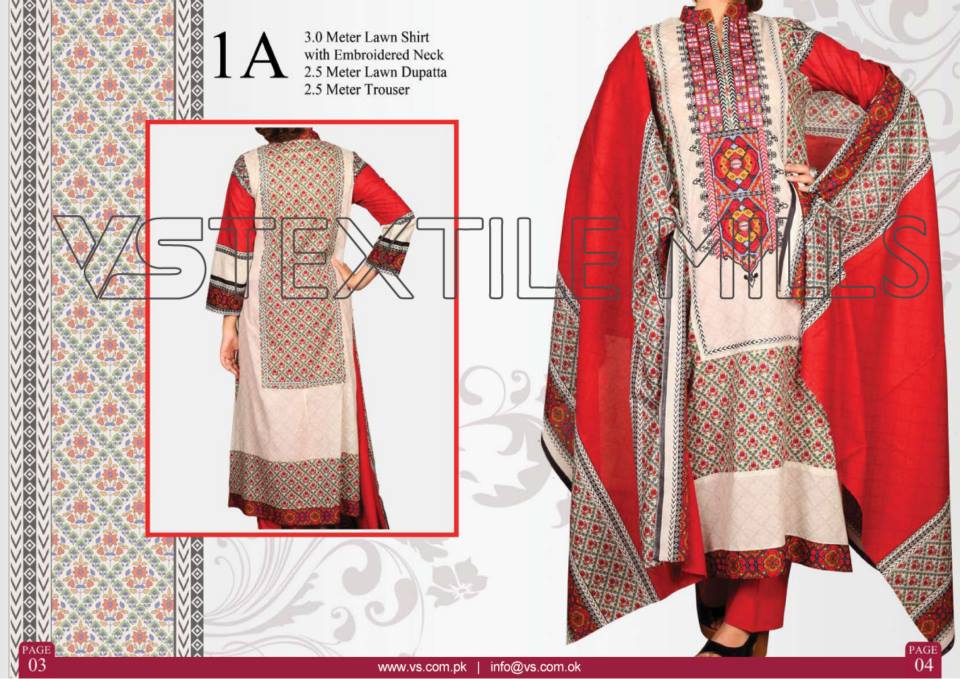 VS Textile Mills Vadiwala Classic Lawn Embroidered Chiffon Collection 2015-2016 (30)
