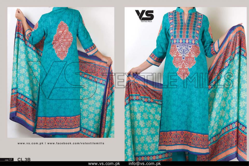 VS Textile Mills Vadiwala Classic Lawn Embroidered Chiffon Collection 2015-2016 (31)