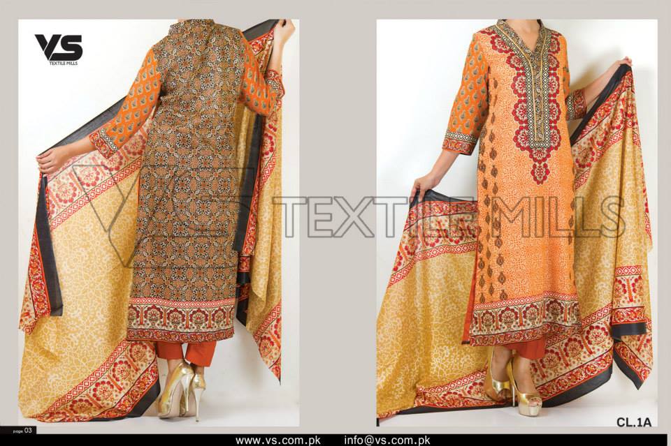 VS Textile Mills Vadiwala Classic Lawn Embroidered Chiffon Collection 2015-2016 (6)