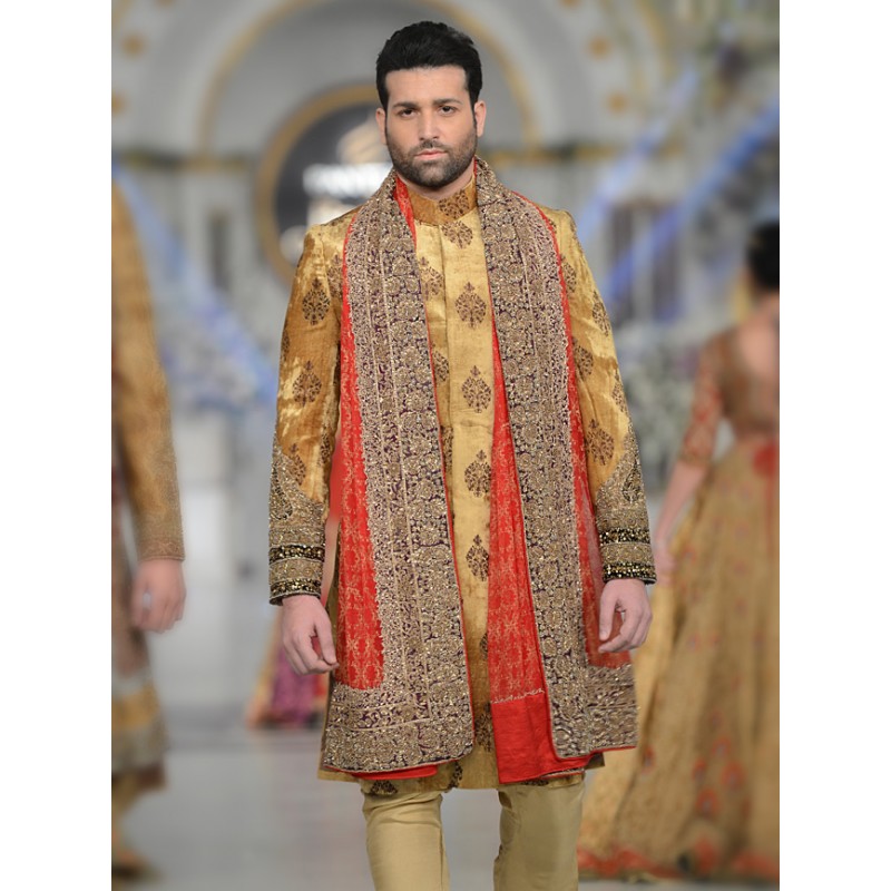 HSY Men Wedding Dresses Sherwani Designs Collection 2015-2016 (4)