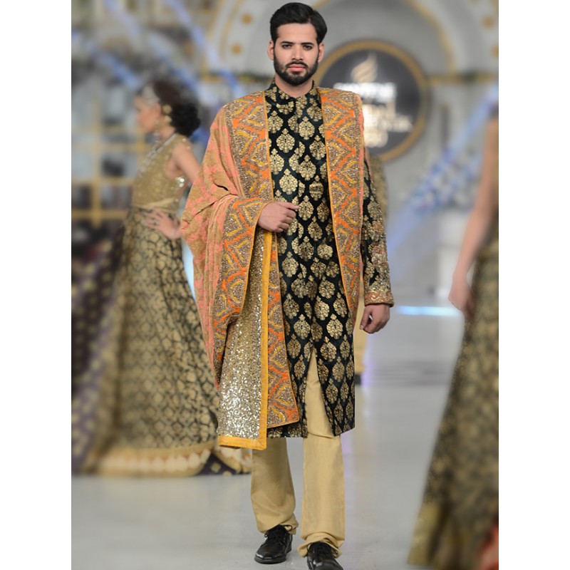 HSY Men Wedding Dresses Sherwani Designs Collection 2015-2016 (8)