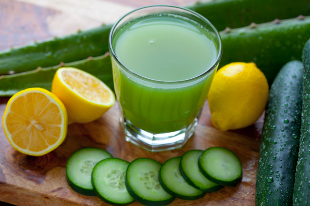Lemon with Cucumber Juice