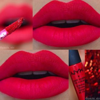 Bold Red Lipstick Tutorial Step by Step for Christmas (4)