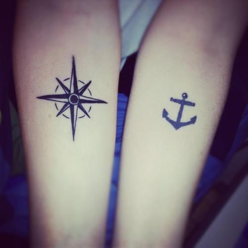 Cute Tattoo Design Ideas For Couples Matching with Meanings (16)