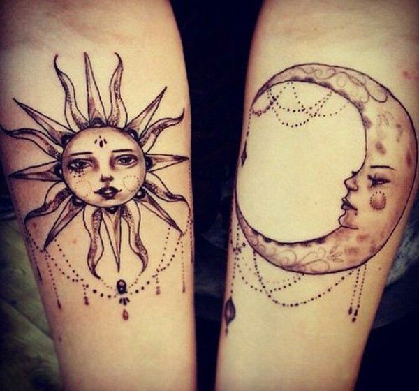 Cute Tattoo Design Ideas For Couples Matching with Meanings (17)