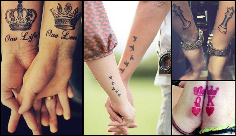 Matching Couple Tattoos Ideas Gallery with Meanings 2018-19 Trends