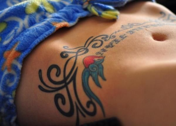 women tattoos for belly