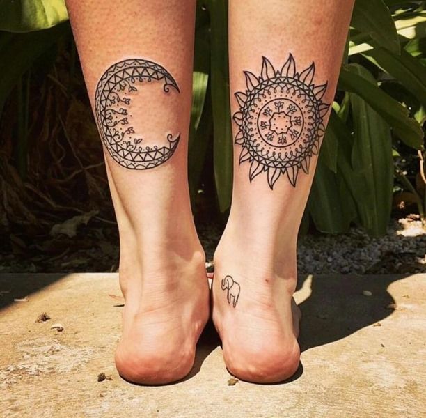 women tattoos for legs