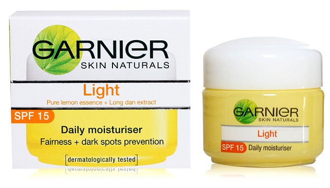 Garnier light daily moisturizer