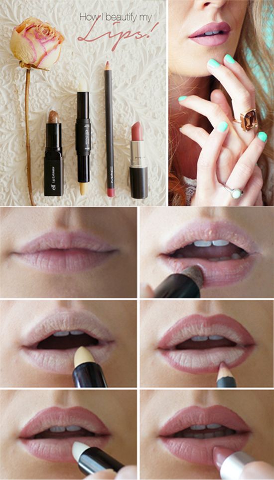 How to Apply Nude Lipstick- Step by Step Tutorial (11)
