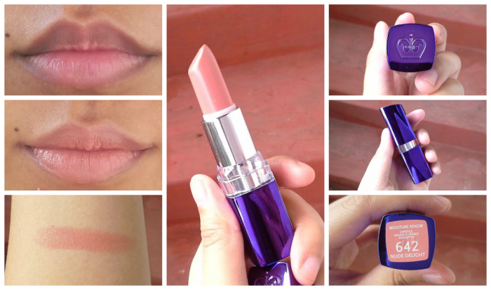 RIMMEL MOISTURE RENEW LIPSTICK IN NUDE DELIGHT