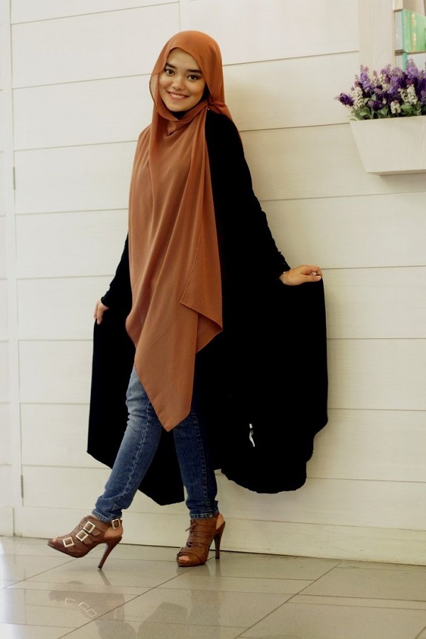 Latest Trends of Casual Wear Hijab Styles with Jeans 2016-2017 (9)