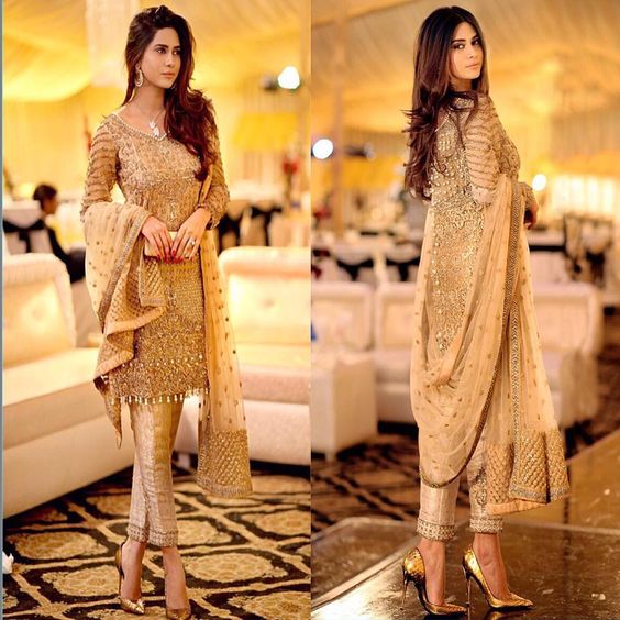 Party Wear Embroidered Dresses Designs Collection 2016-2017