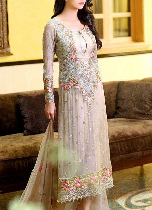 Party Wear Embroidered Dresses Designs Collection 2016-2017 (6)