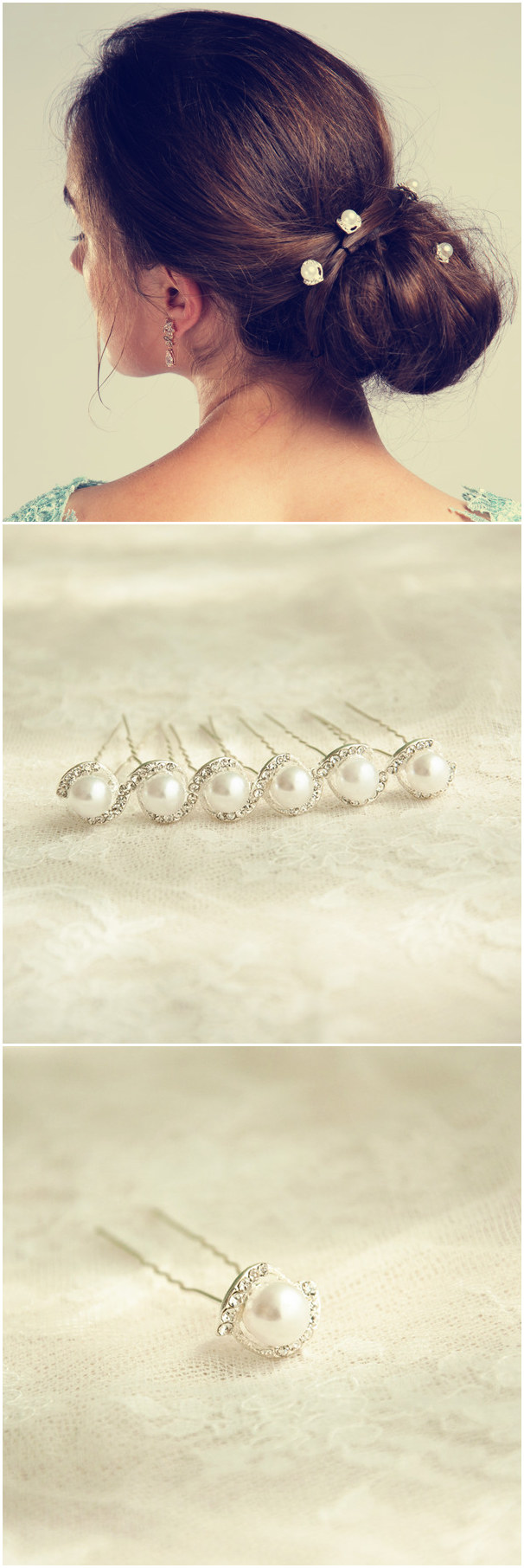 elegant-updo-wedding-hairstyles-with-simple-pearl-hair-pins-EWAHP004 (1)