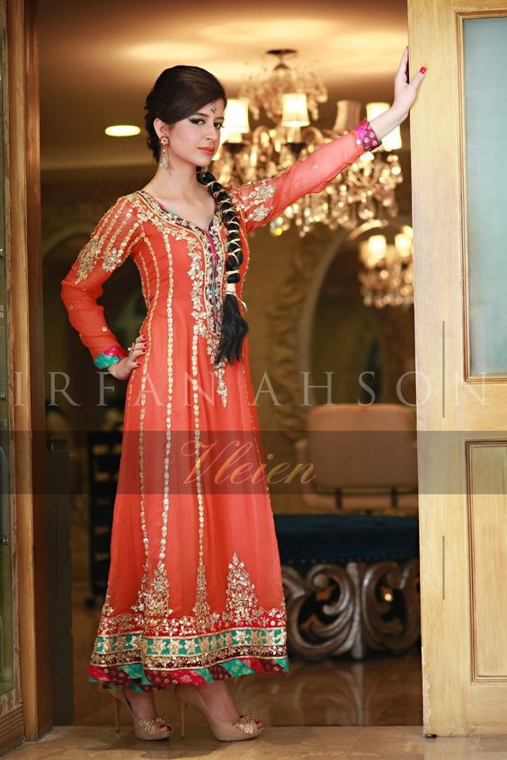 Bridal Mehndi Dresses Collection (13)