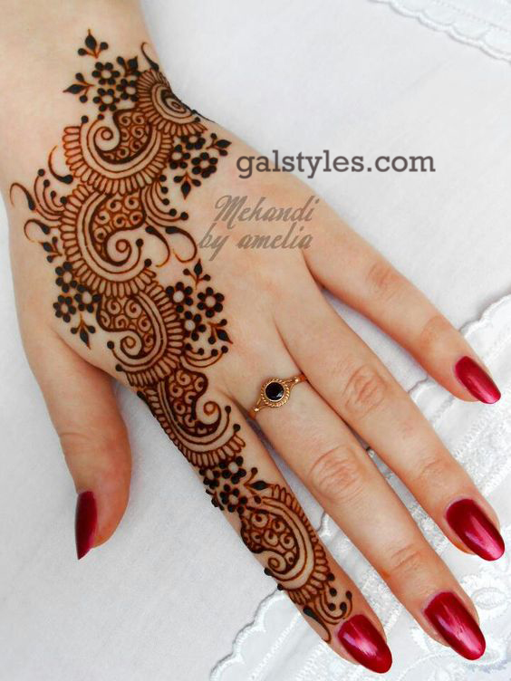 Simple Best Eid Mehndi Designs 2020 Collection For Girls