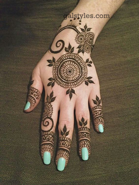 Simple & Best Eid Mehndi Designs for Girls 2016-2017 (46)