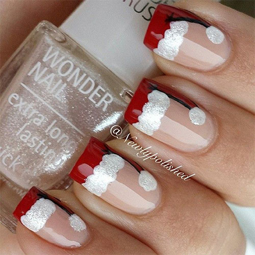 santa-hat-nails-top-5-best-diy-nail-arts-for-christmas-holiday-season