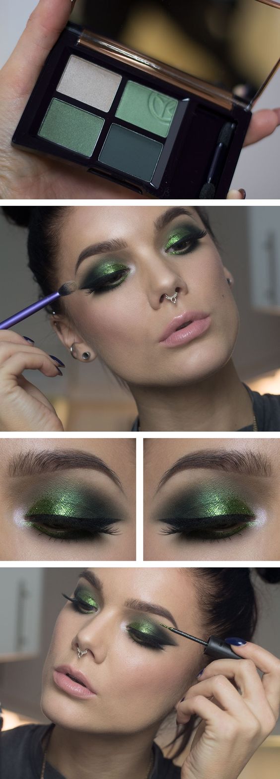burst-of-green-christmas-makeup-1