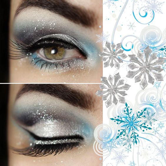 snowflake-makeup-christmas-makeup-ideas-1