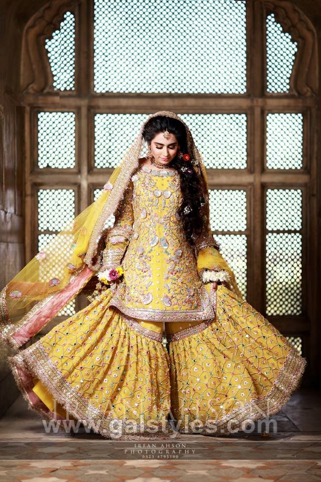 mehndi dress for bridal 2019