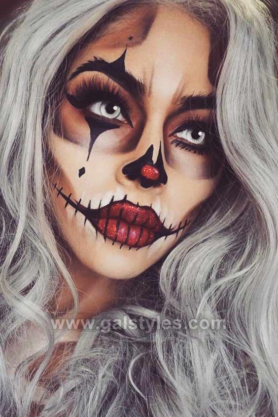 simple halloween makeup ideas pinterest