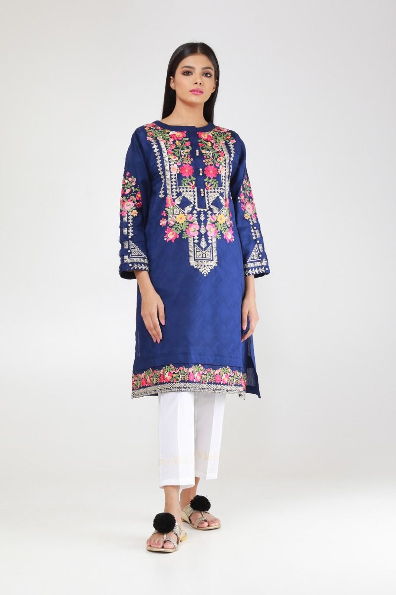  Ladies Fancy Embroidered Kurtis Designs 2019 20 for Girls 