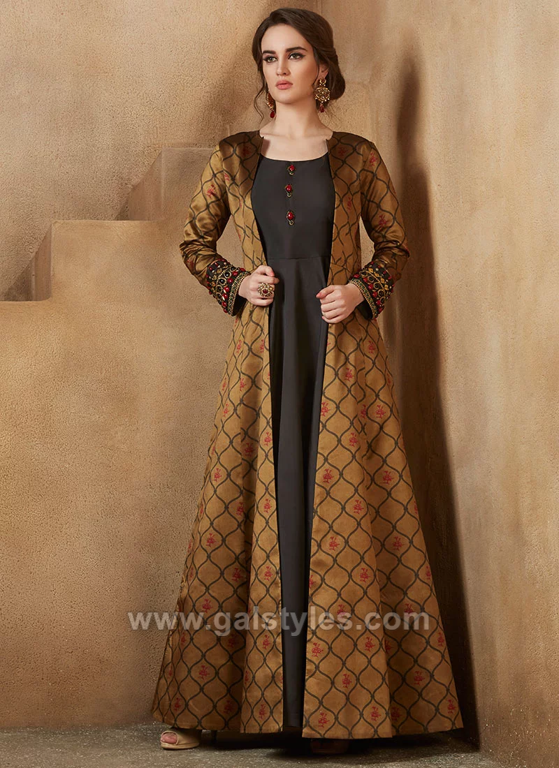 Indian Jacket Style Dresses