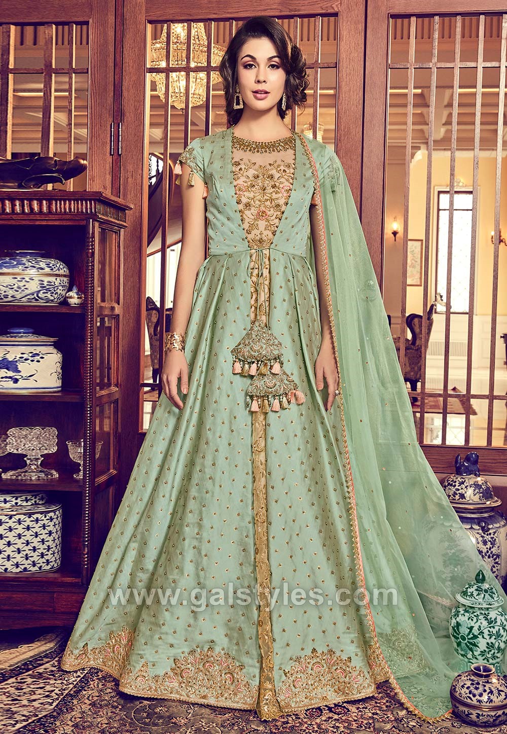 Indian Long Jacket Style Dresses