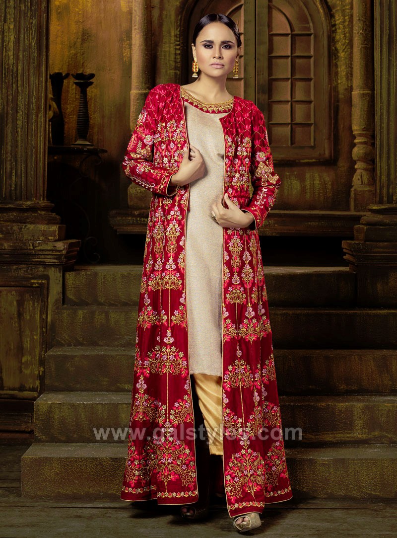 Indian Long Jacket Style Dresses