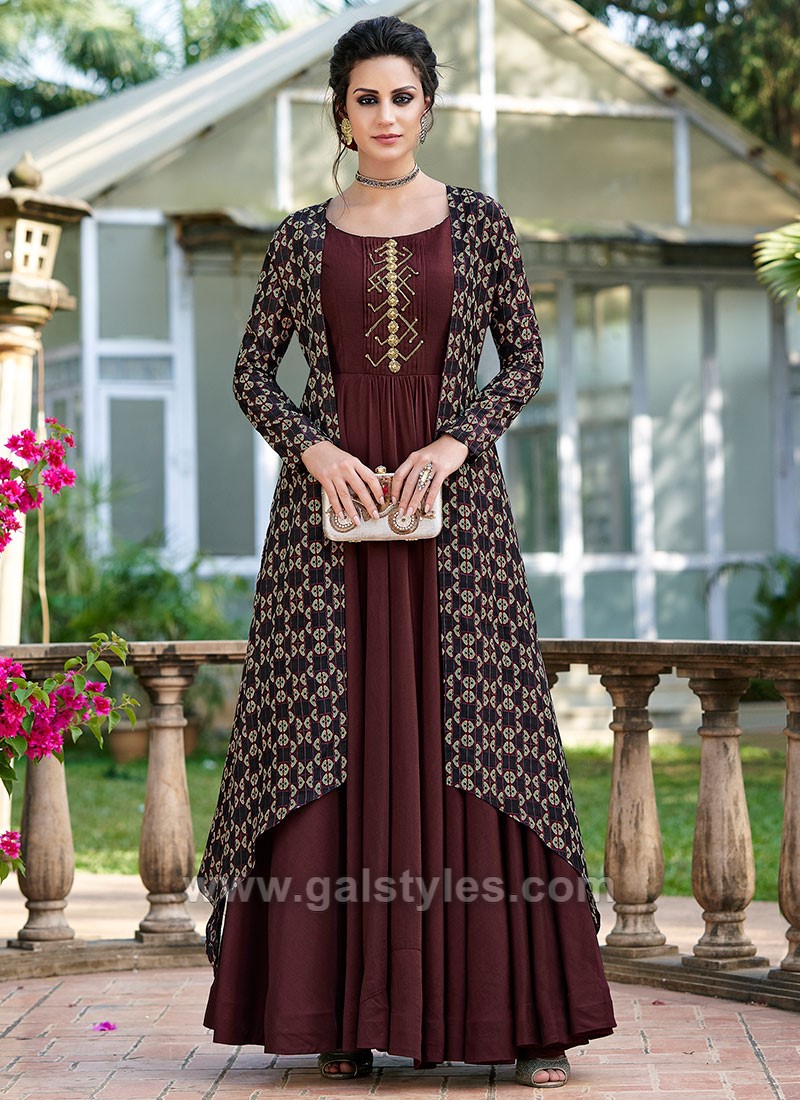 Indian Long Jacket Style Dresses