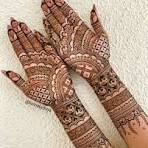 Heavy mehndi design