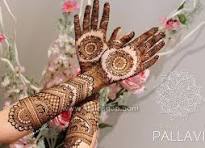 white dress bridal mehndi