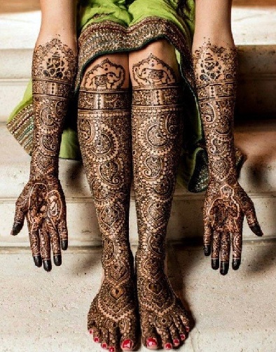 Dulhan mehndi design